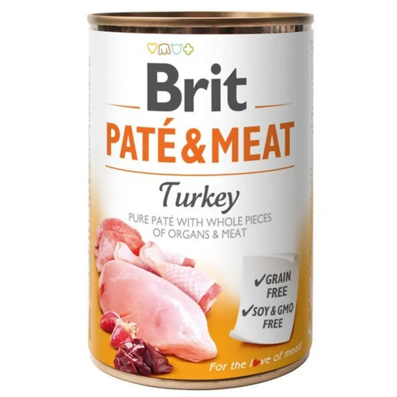 Brit Pate & Meat tins 400g - Turkey