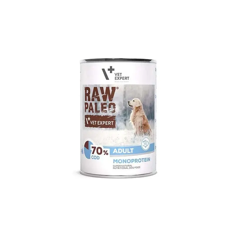 Raw Paleo Mono Protein tin 400g - Adult (Cod)