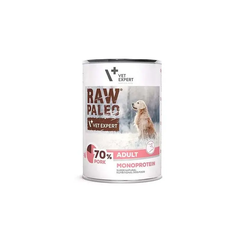 Raw Paleo Mono Protein tin 400g - Adult (Pork)