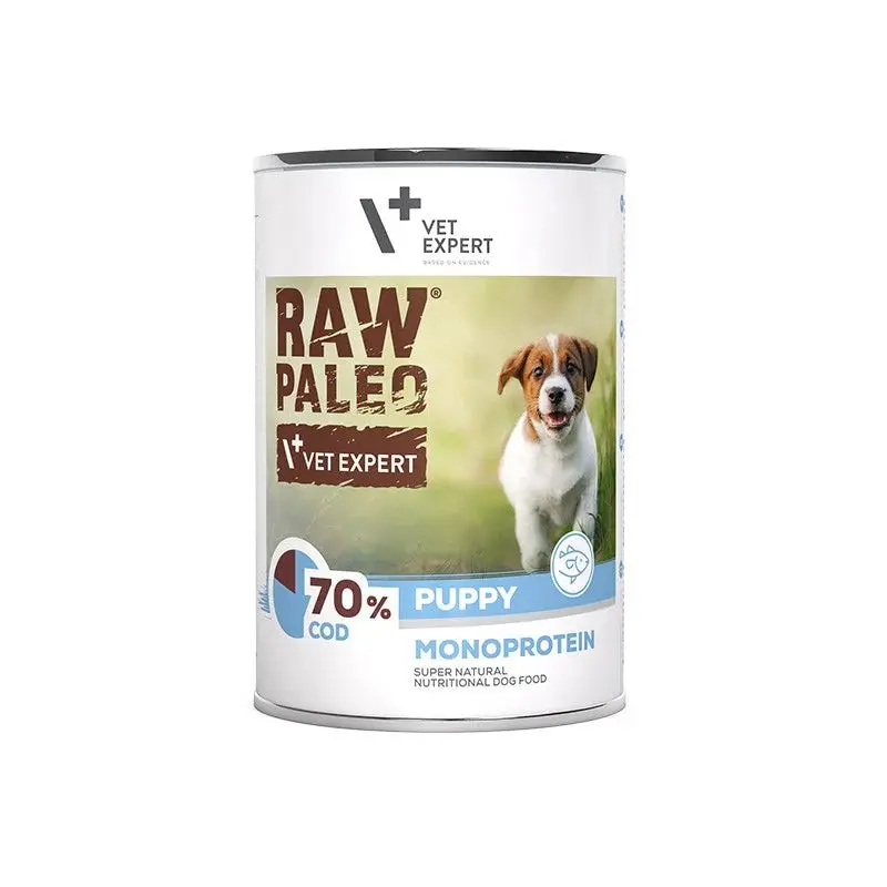 Raw Paleo Mono Protein tin 400g - Puppy (Cod)