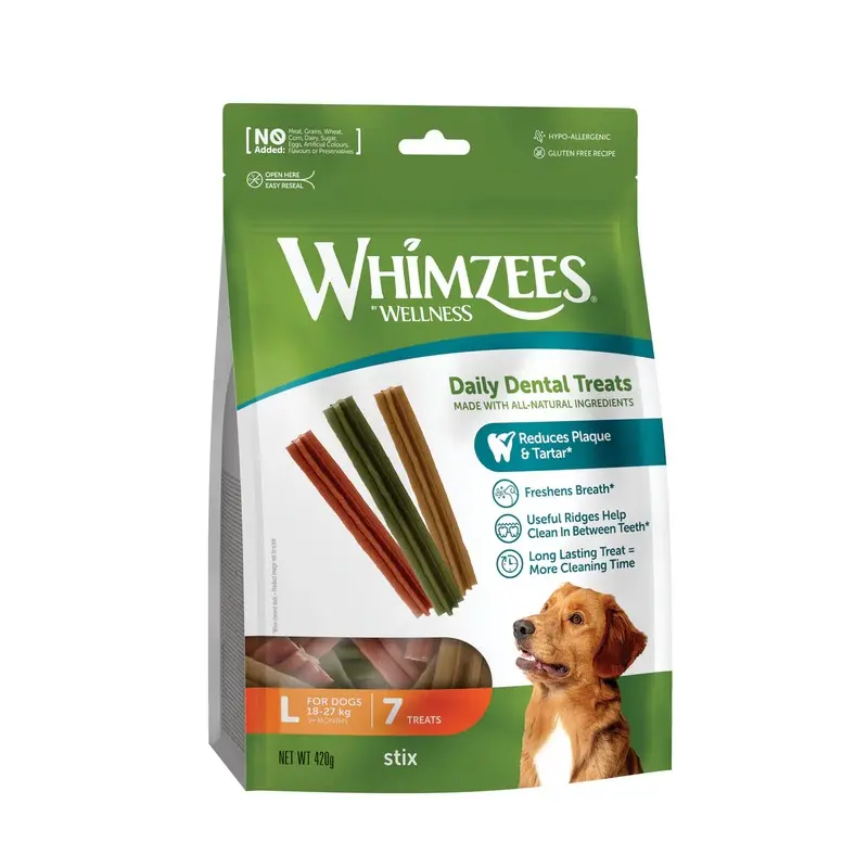 Whimzees weekly stix - Large (7 pc)