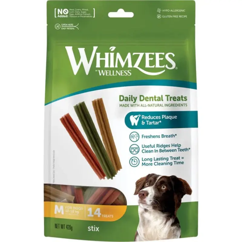 Whimzees weekly stix - Medium (14 pc)