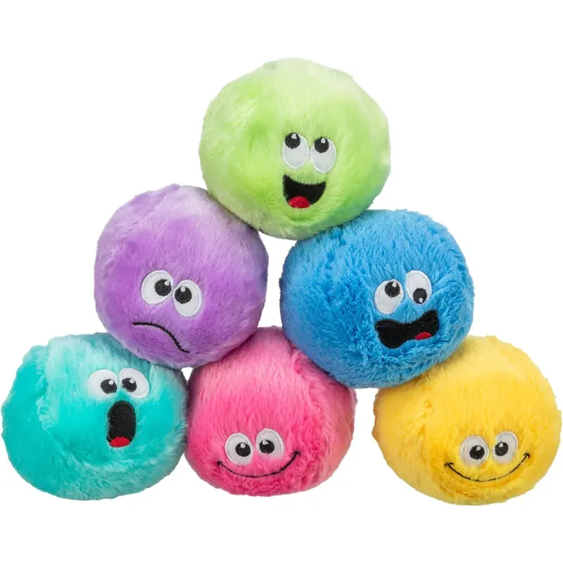 Ball, plush, recycled, diam 10 cm