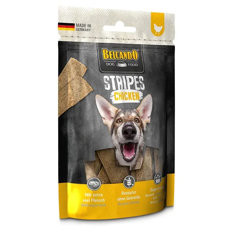 Belcando dog treats Stripes 70g - Chicken