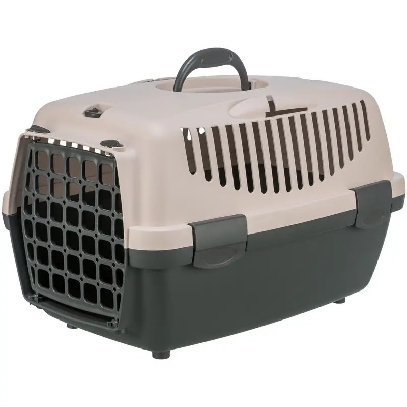 Capri 1 transport box, XS: 32 x 31 x 48 cm, dark grey/blush