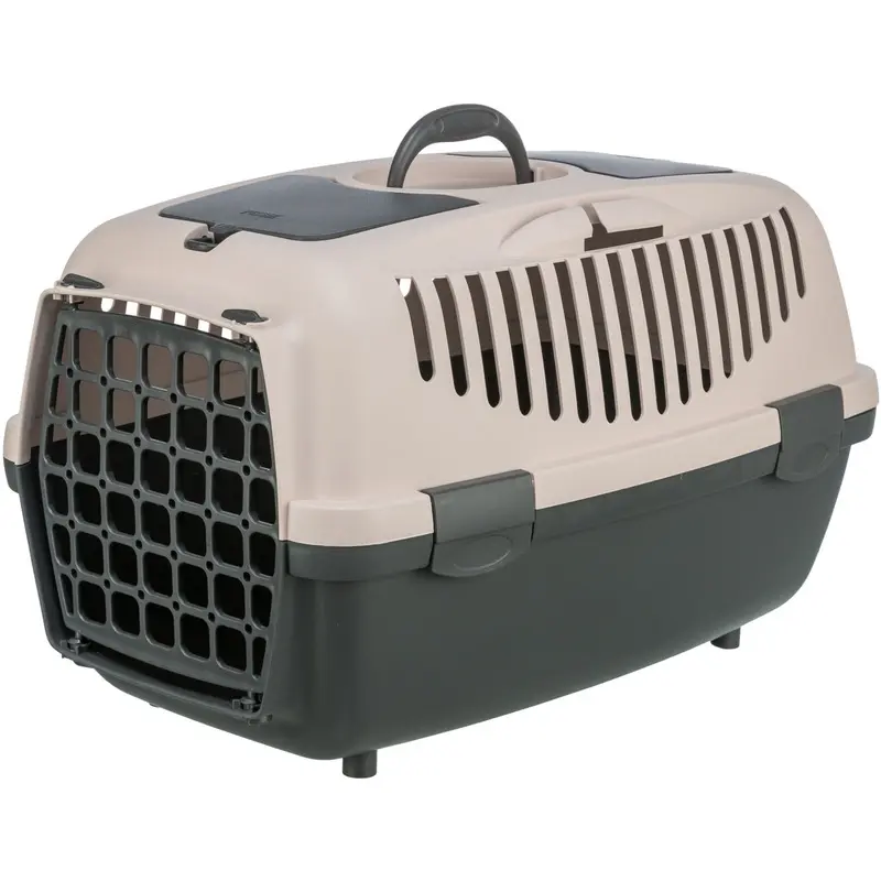 Capri 2 transport box, XSS: 37 x 34 x 55 cm, dark grey/blush