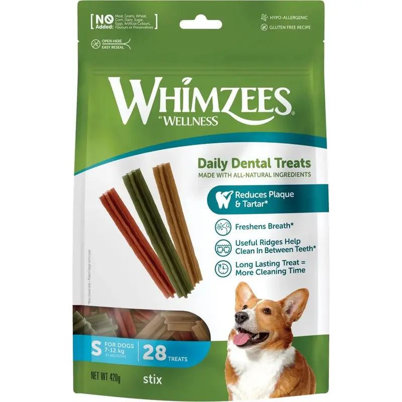 Whimzees weekly stix - Small (28 pc)