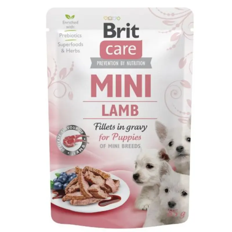 Brit Care Mini Puppy Dog Pouches - Lamb