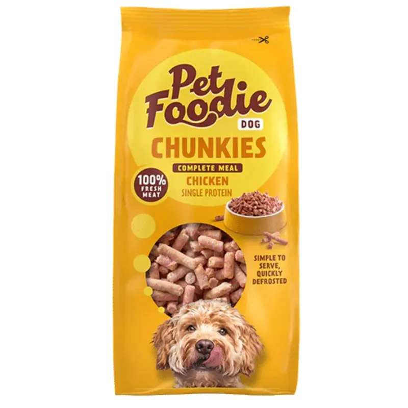 Pet Foodie dog Chunkies, 500g - Chicken