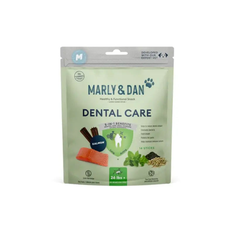 Marly & Dan Dental Care Medium Dog, 7  Sticks, 140g