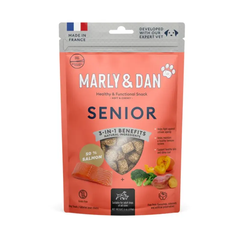 Marly & Dan Senior Treats for Dogs, 100g