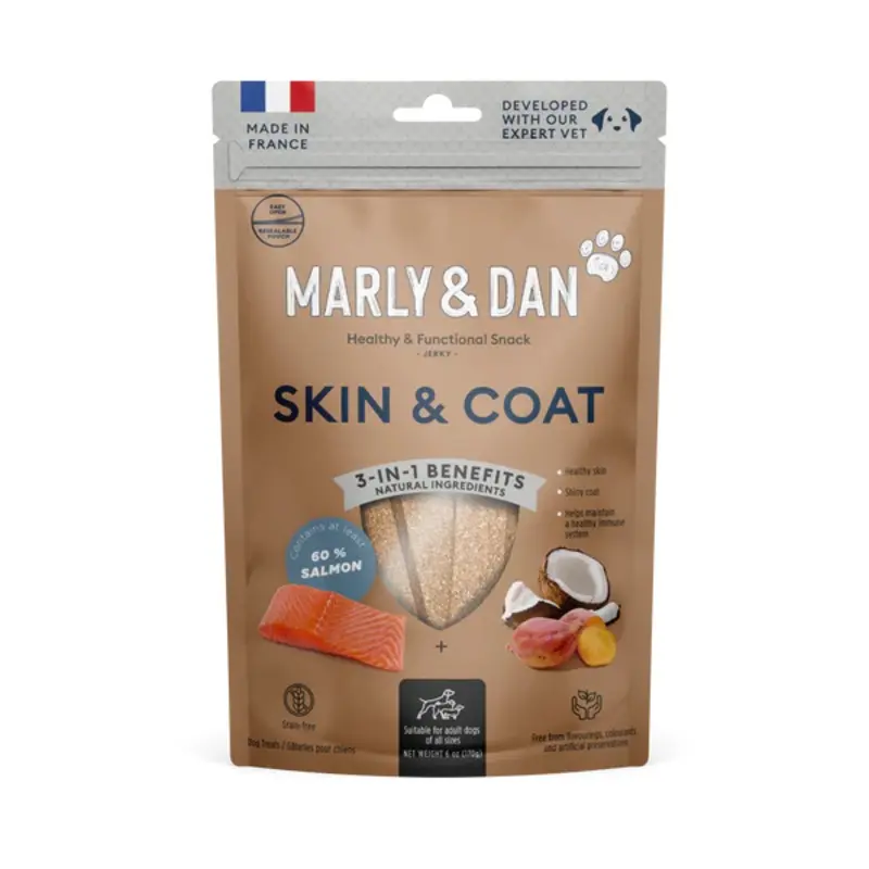 Marly & Dan Skin & Coat Treats for Dogs, 80g