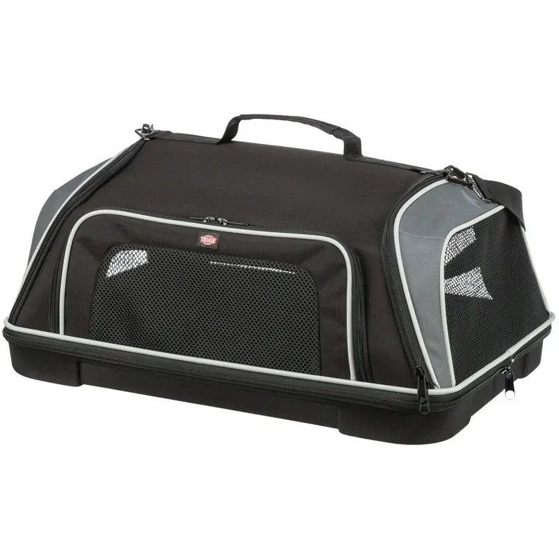 Boarding airline carrier, 55 x 23 x 40 cm, black/grey