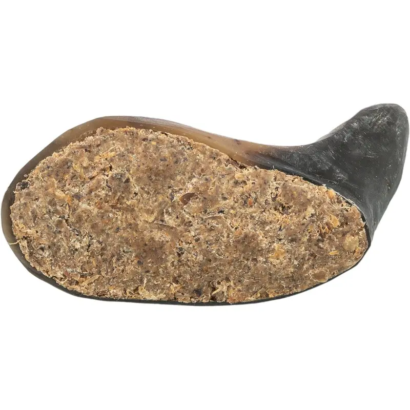 Buffalo horn filled with buffalo pizzle & tendon, 1014 cm
