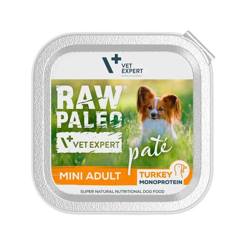 Raw Paleo Mini Adult Turkey, 150g Foil