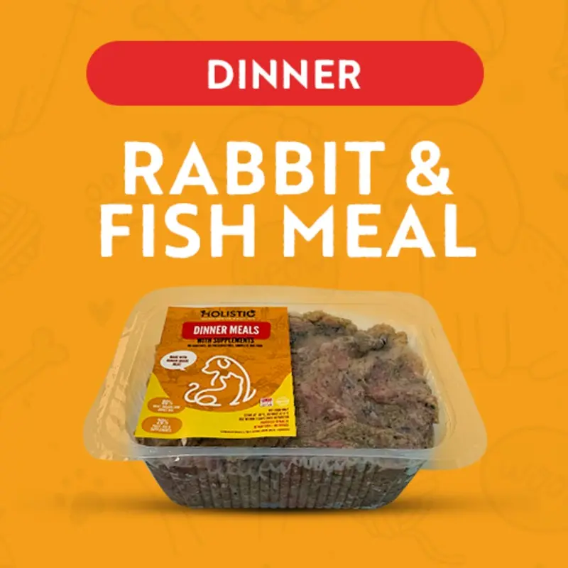 Holistic Dinner Meals - Rabbit & Fish Meal
