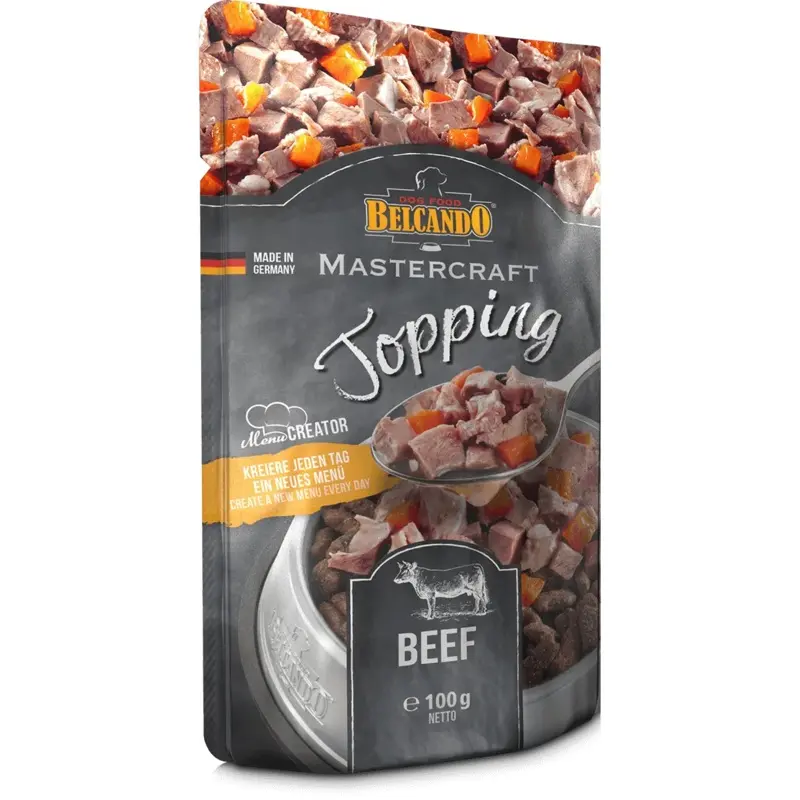 Belcando Mastercraft topping pouches 100g - Beef