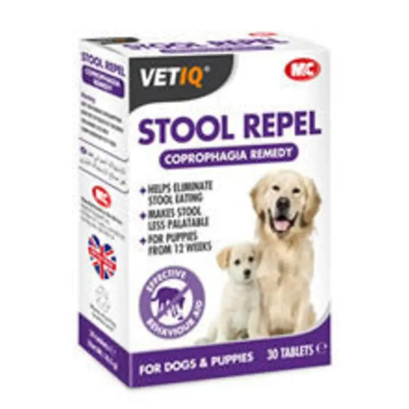 VET IQ Stool Repel Remedy Dog (30Tabs)