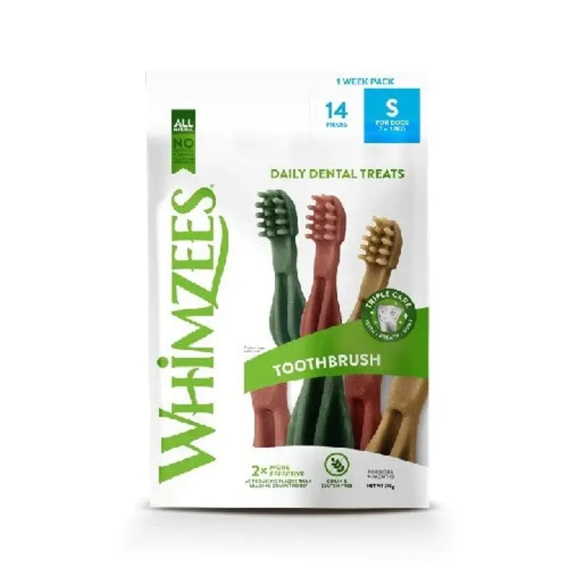 Whimzees Tooth brushes Small, 14pc