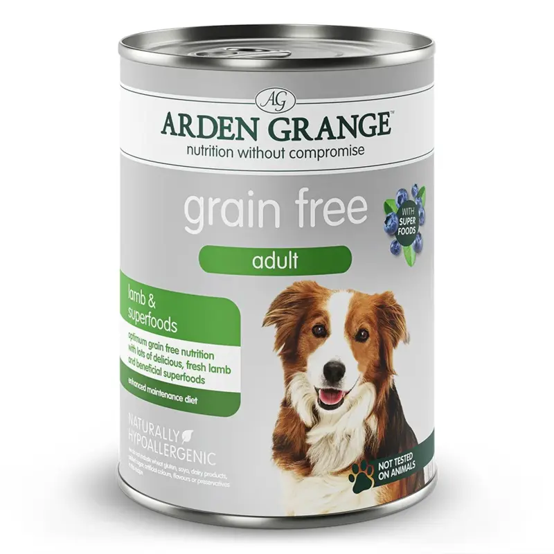Arden Grange Grain Free Adult Lamb & Superfoods, 395g