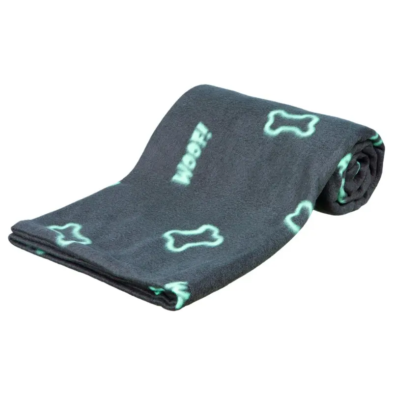 Barney fleece blanket, 150 x 100 cm, taupe