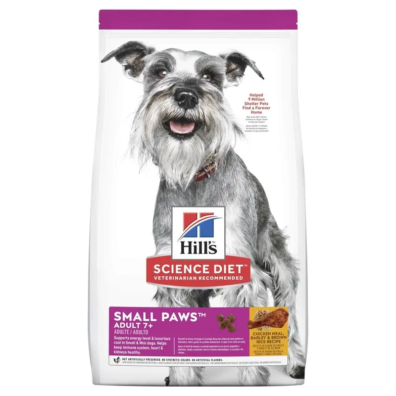 Hills Science Diet Senior Adult 7+ Small Paws Dry Dog Food 1.5kg :->>