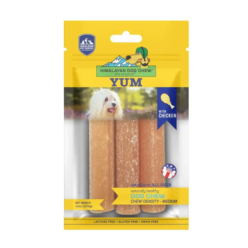 Himalayan Pet Supply Yaky Chew Yum Chicken Dog Treat :->>