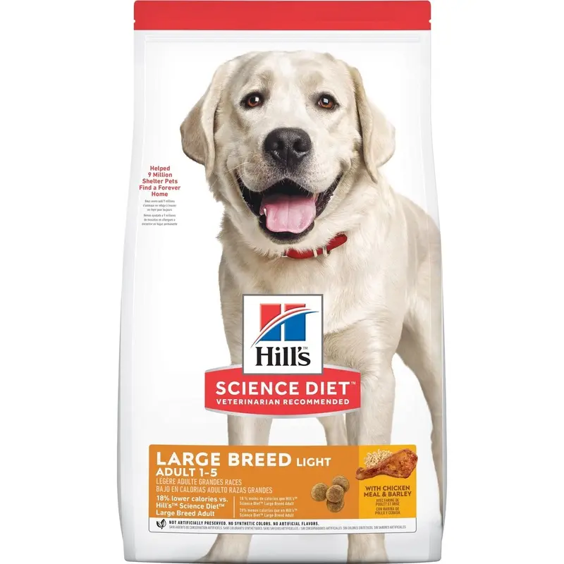 Hills Science Diet Large Breed Light Adult Dry Dog Food 12kg :->>