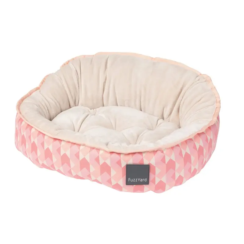 Fuzzyard Reversible Dog Bed Pink Lemonade Large :->>