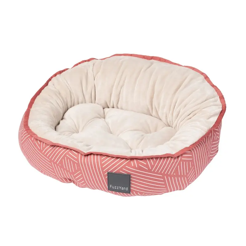Fuzzyard Reversible Dog Bed Thornbury Brick Red Large :->>