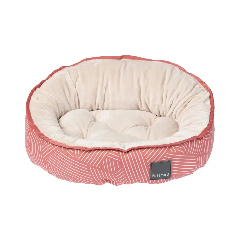 Fuzzyard Reversible Dog Bed Thornbury Brick Red Small :->>