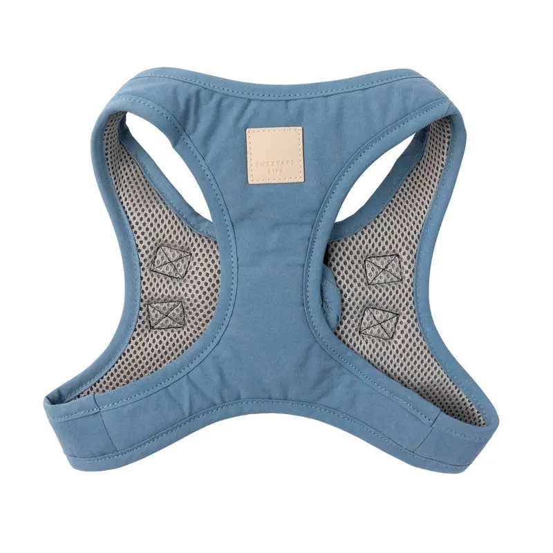 FuzzYard Life Step In Dog Harness French Blue Large