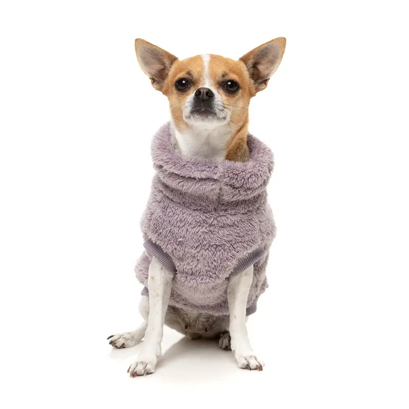 FuzzYard Dog Apparel Turtle Teddy 25 Sweater Lavender Size 2 ^+^