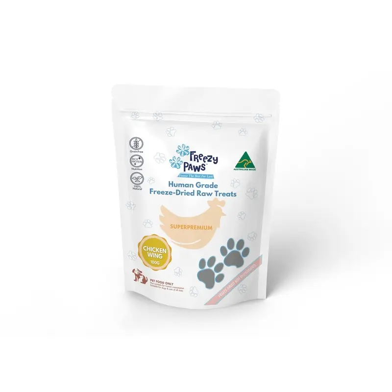 Freezy Paws Freeze Dried Chicken Wings Dog and Cat Treats 100g :->>