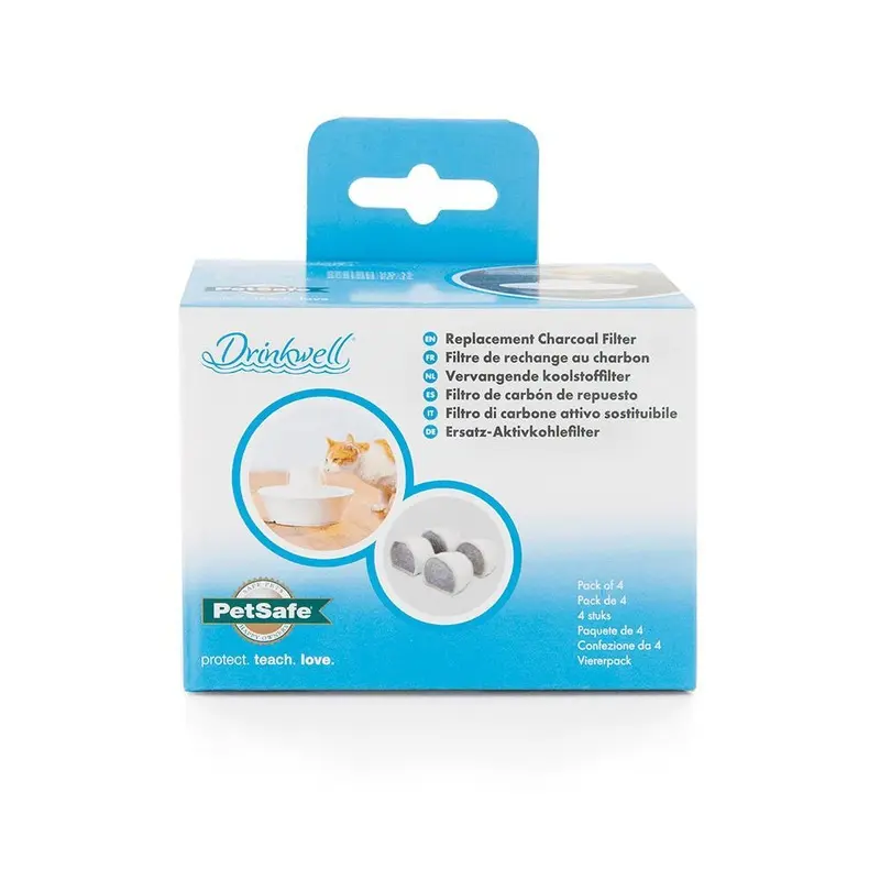 Drinkwell Replacement Charcoal Filter 4 Pack :->>