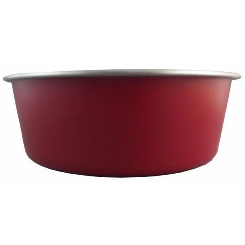 Delisio Design Stainless Steel Dog Bowl Red Medium