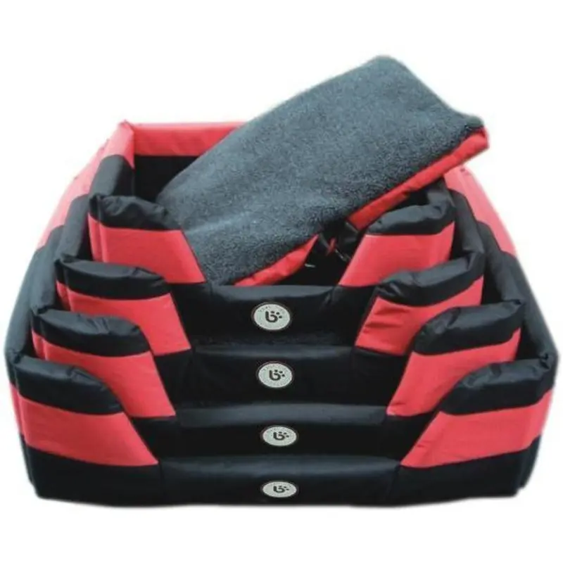 Bono Fido Stay Dry Dog Bed Red Extra Large