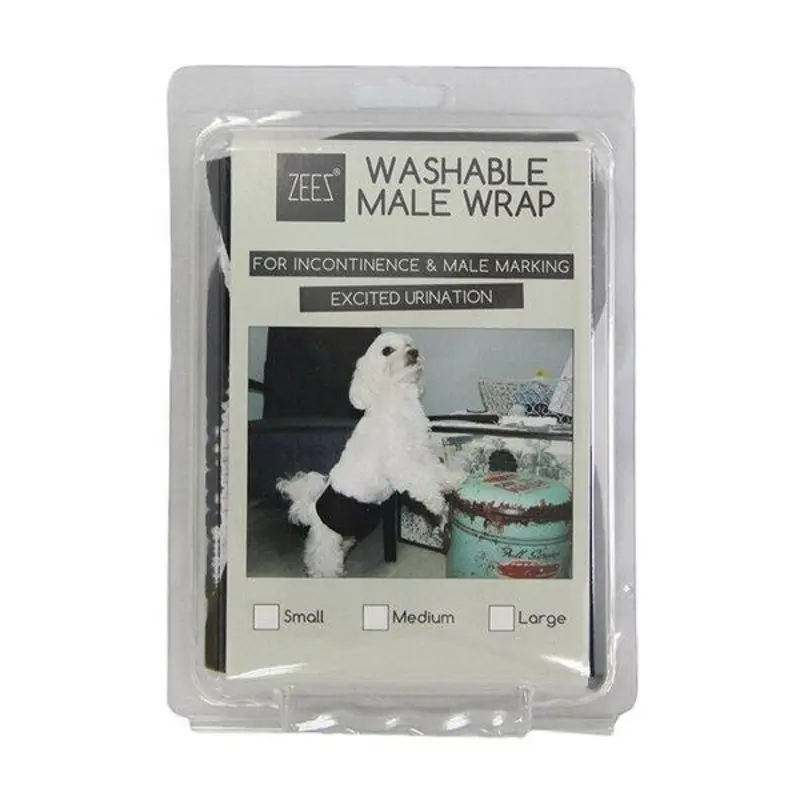 ZeeZ Washable Male Dog Wrap Large :->>