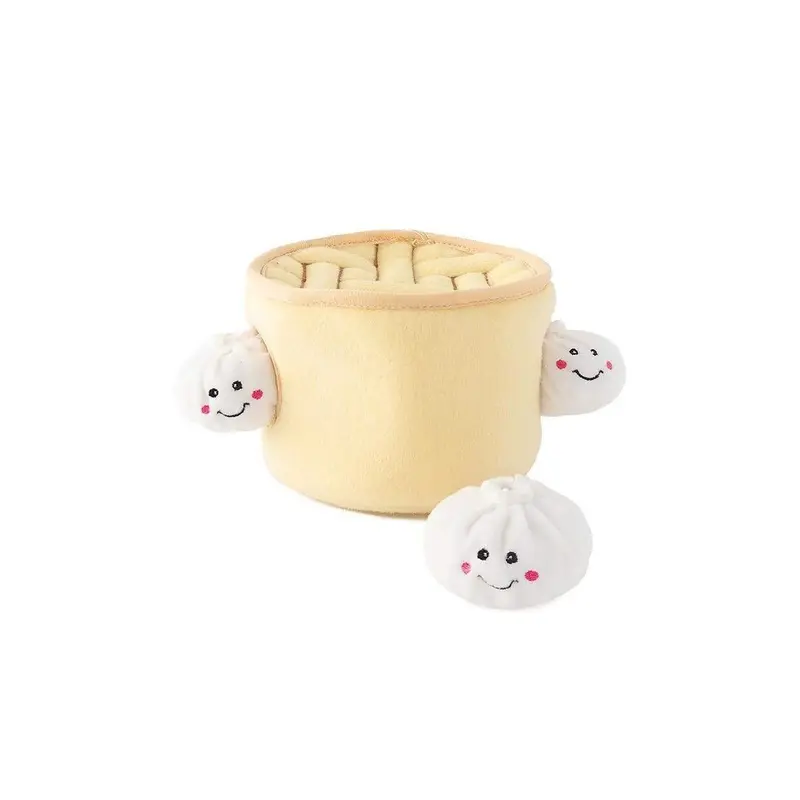 Zippy Paws Soup and Dumplings Burrow Dog Toy :->>