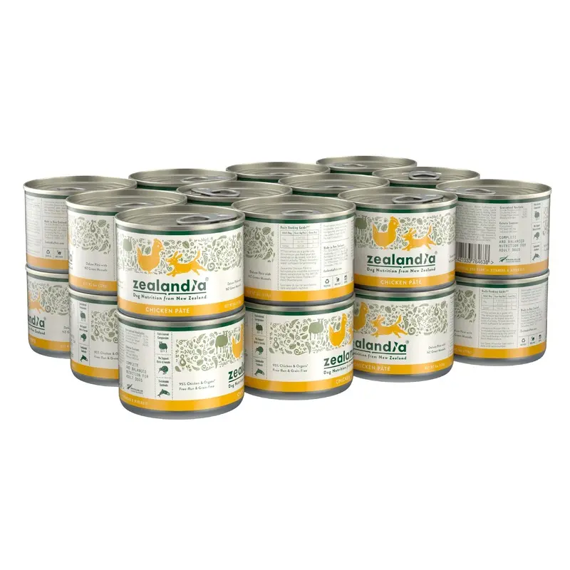 Zealandia Chicken Pate Adult Dog Wet Food 170g x24 :->>
