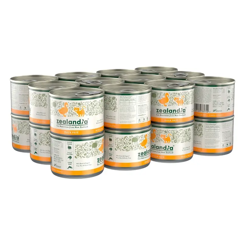 Zealandia Duck Pate Adult Cat Wet Food 170g x24 :->>
