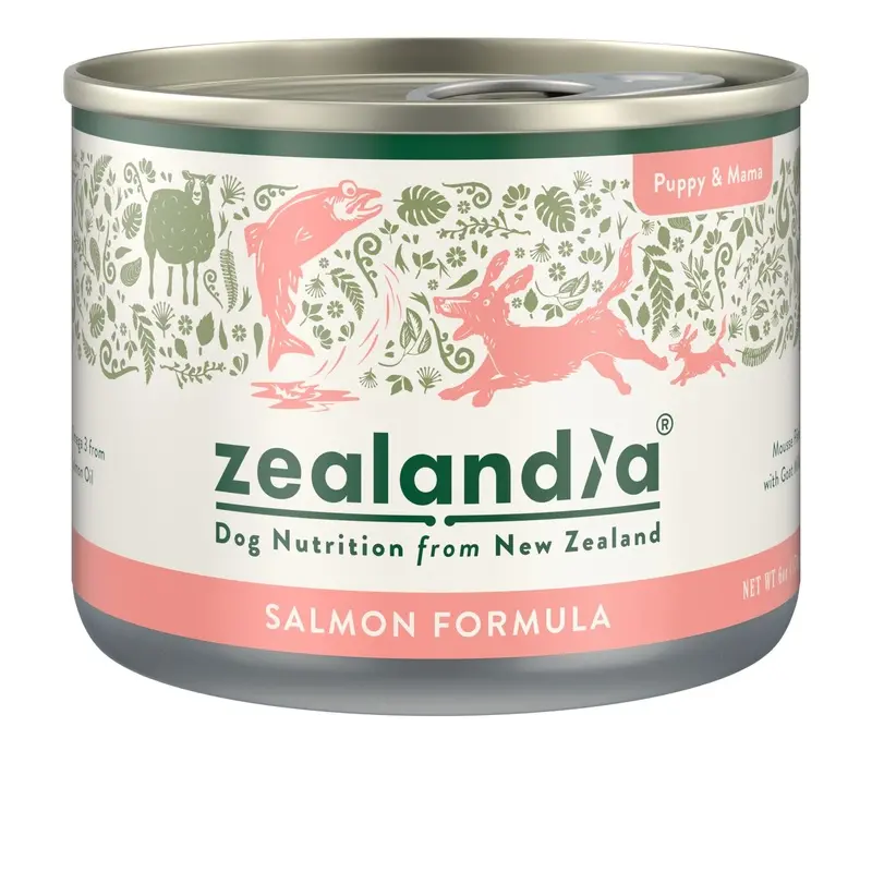Zealandia Puppy and Mama Salmon Mousse Pate Wet Food 170g :->>