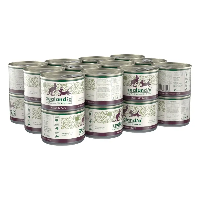 Zealandia Wallaby Pate Adult Dog Wet Food 170g x24 :->>