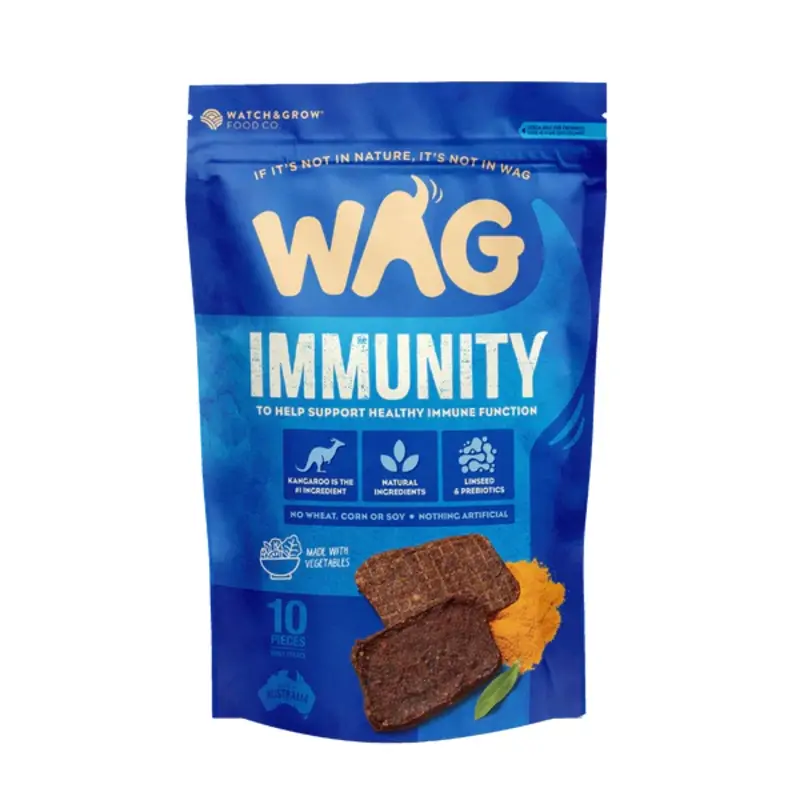 Wag Kangaroo Jerky Immunity 10 Pack