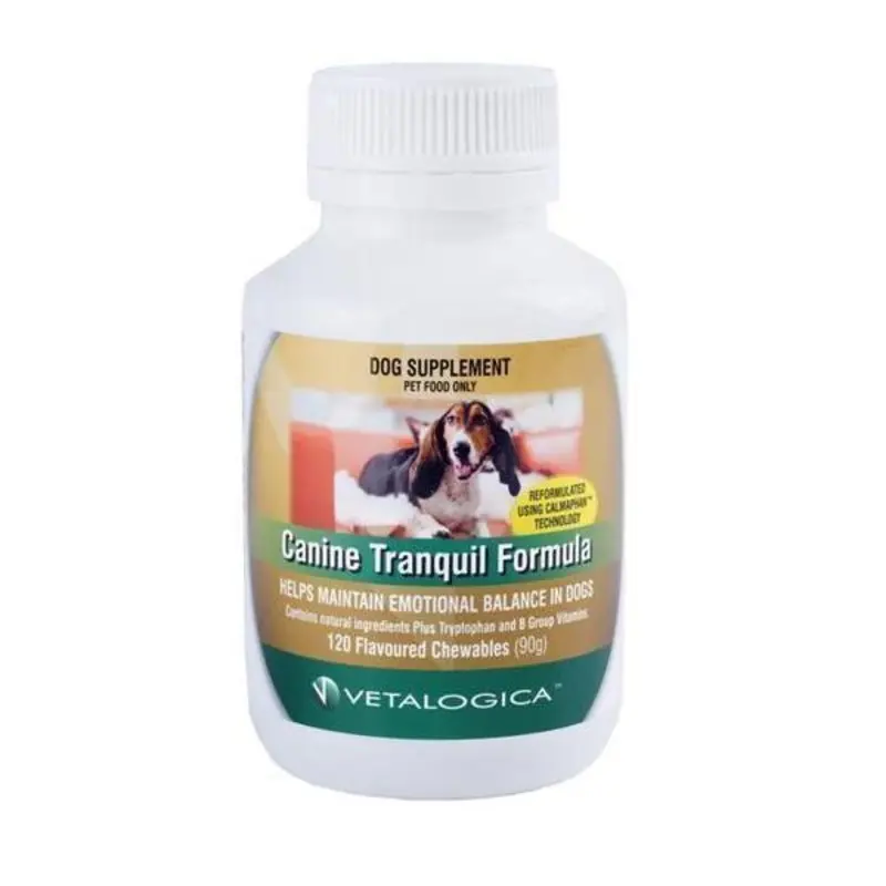Vetalogica Tranquil Formula for Dogs 120 Chews