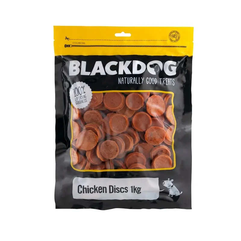 Blackdog Chicken Discs Dog Treats 1kg