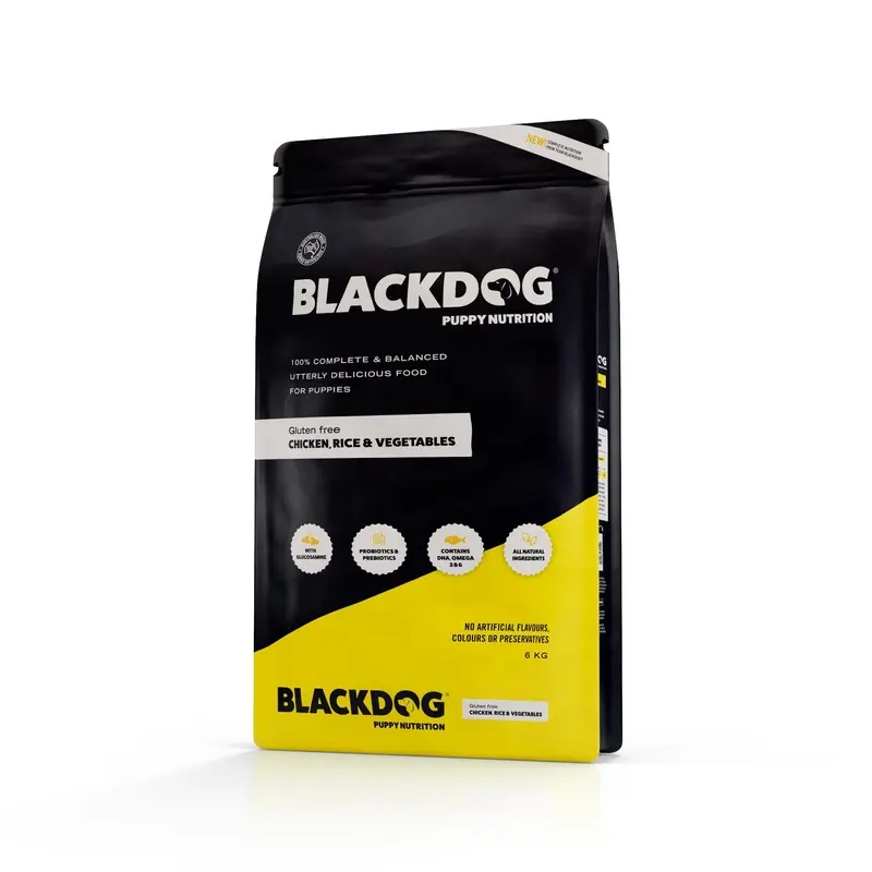 Blackdog Chicken Rice and Vegetables Puppy Dry Dog Food 6kg
