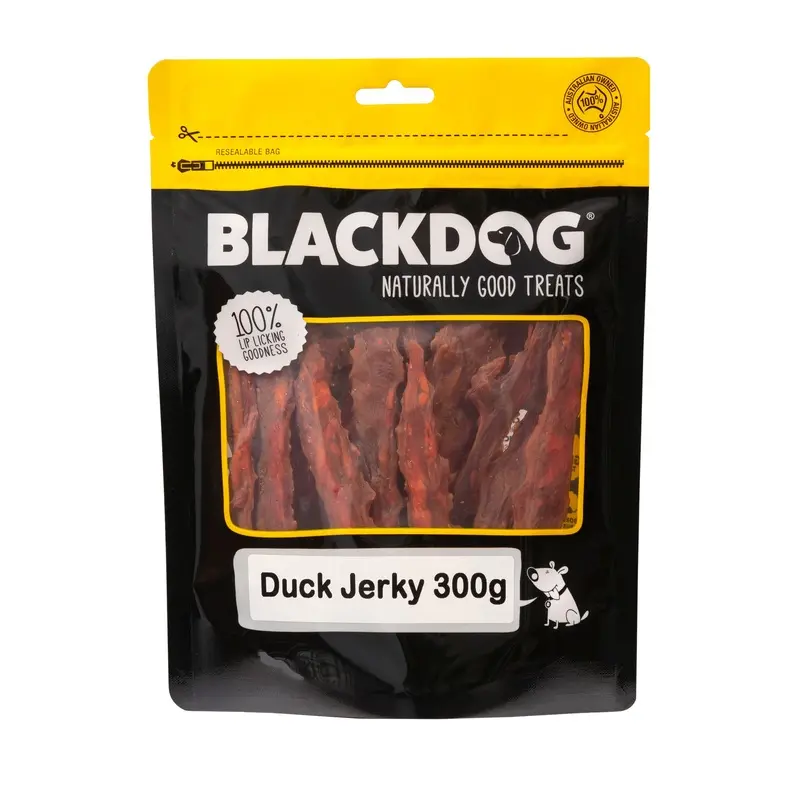 Blackdog Duck Jerky Dog Treats 300g