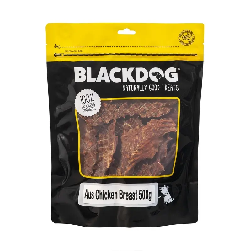 Blackdog Australian Chicken Breast Dog Treats 500g