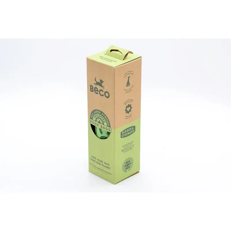 Beco Super Strong Unscented Extra Large Single Roll Dog Poop Bags 300pk :->>